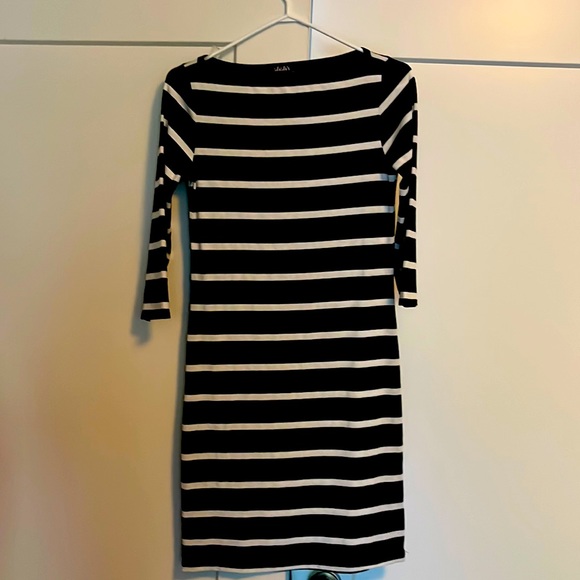 Lulu’s navy and cream stripped cotton dress - Picture 1 of 3